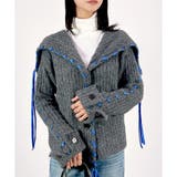 【2025AW新作】セーラーカラー配色リボンカーディガン | CLOTHY | 詳細画像7