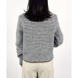 【2025AW新作】ボーダー襟付きカーディガン | CLOTHY | 詳細画像8