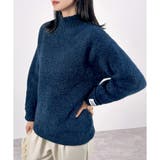 【2025AW新作】カフスラベルハイネックニットトップス | CLOTHY | 詳細画像16 