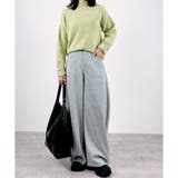 【2025AW新作】カフスラベルハイネックニットトップス | CLOTHY | 詳細画像6 