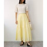 【アウトレット】コットンティアードスカート | CLOTHY | 詳細画像18