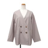 【アウトレット】ノーカラージャケット | CLOTHY | 詳細画像6 