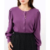 パープル | ■残りわずか■ボタン付き2WAYトップス | CLOTHY