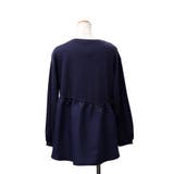 【アウトレット】異素材ドッキングペプラムチュニック | CLOTHY | 詳細画像8 