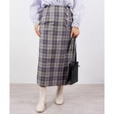 グレー | 【2025SS新作】チェックナロースカート | CLOTHY