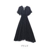 【2026SS新作】ドットカシュクールフレアスリーブワンピ | CLOTHY | 詳細画像11 