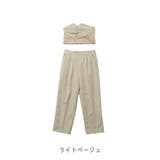 【2026SS新作】2WAYビスチェベルト付きワイドパンツ | CLOTHY | 詳細画像12 
