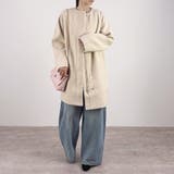 ベージュ | 【2026AW新作】ノーカラーコート | CLOTHY