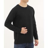 ブラック | 【2026SS新作】メンズ綿混無地ロンＴ | CLOTHY