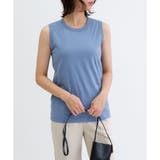 アッシュブルー | 【TC天竺】ノースリタンクトップ | CLOTHY