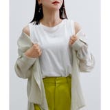 オフホワイト | 【TC天竺】ラウンドへムタンクトップ | CLOTHY