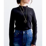 ブラック | 【ワイドリブ】プチハイネックロンT | CLOTHY