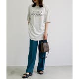 【TC天竺】シンプルロゴ裾カーブTシャツ | CLOTHY | 詳細画像43