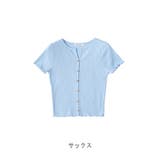 【ワイドリブ】2WAYボタンカーデ 2WAYTシャツ | CLOTHY | 詳細画像3 