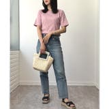 【テレコ】5分袖リブTシャツ | CLOTHY | 詳細画像31