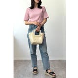 【テレコ】5分袖リブTシャツ | CLOTHY | 詳細画像32