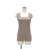 【テレコ】ブラ紐が隠れるレースタンクトップ ブラ紐隠し レースキャミソール | CLOTHY | 詳細画像12