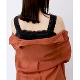 【テレコ】ブラ紐が隠れるレースタンクトップ ブラ紐隠し レースキャミソール | CLOTHY | 詳細画像22