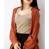 【テレコ】ブラ紐が隠れるレースタンクトップ ブラ紐隠し レースキャミソール | CLOTHY | 詳細画像38