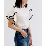 【新色追加☆】テレコ袖フリルTシャツ | CLOTHY | 詳細画像18