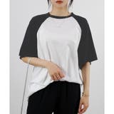 チャコール×オフホワイト | 【2025SS新作】ラグランTシャツ | CLOTHY