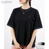 【2025SS新作】配色ステッチTシャツ | CLOTHY | 詳細画像1