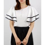 オフホワイト | 【2025SS新作】テレコダブルフリルトップス | CLOTHY