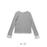 【2025AW新作】テレコ長袖レース使いTシャツ | CLOTHY | 詳細画像30 