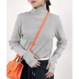 【2025AW新作】テレコ長袖サムホール付きタートルネックTシャツ | CLOTHY | 詳細画像27