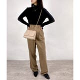 【2025AW新作】テレコ長袖サムホール付きタートルネックTシャツ | CLOTHY | 詳細画像5