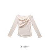 【2025AW新作】テレコ長袖カシュクールTシャツ | CLOTHY | 詳細画像26