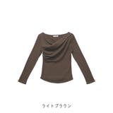 【2025AW新作】テレコ長袖カシュクールTシャツ | CLOTHY | 詳細画像46 