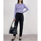 【2025AW新作】テレコ長袖カシュクールTシャツ | CLOTHY | 詳細画像9