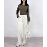 【2025AW新作】テレコ長袖シャーリングTシャツ | CLOTHY | 詳細画像29