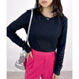 【2025AW新作】テレコ長袖シャーリングTシャツ | CLOTHY | 詳細画像4