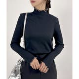 【2025AW新作】テレコ配色メロウハイネックリブロンT | CLOTHY | 詳細画像2