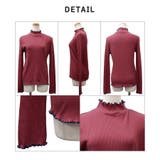 【2025AW新作】テレコ配色メロウハイネックリブロンT | CLOTHY | 詳細画像38