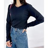 【2025AW新作】ネックが選べる長袖ベーシックリブTシャツ | CLOTHY | 詳細画像38 