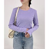 【2025AW新作】ネックが選べる長袖ベーシックリブTシャツ | CLOTHY | 詳細画像54 