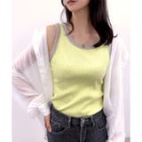 【2026SS新作】テレコバイカラータンクトップ | CLOTHY | 詳細画像3