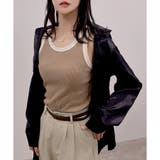 【2026SS新作】テレコバイカラータンクトップ | CLOTHY | 詳細画像6