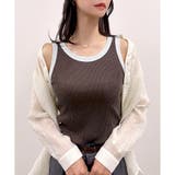 【2026SS新作】テレコバイカラータンクトップ | CLOTHY | 詳細画像8