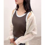 【2026SS新作】テレコバイカラータンクトップ | CLOTHY | 詳細画像9