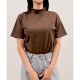 ブラウン | 【2026SS新作】さらさら天竺プチハイT | CLOTHY