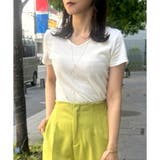 【コットン100%】半袖VネックTシャツ | CLOTHY | 詳細画像23