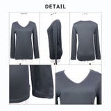 【プラズマヒート】Vネックヒートインナー | CLOTHY | 詳細画像30