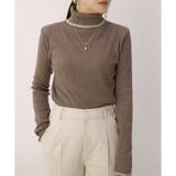 【2024AW新作】配色ラインリブニット | CLOTHY | 詳細画像43 