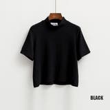 ブラック | ハイネック 半袖 Tシャツ | IRADOWL