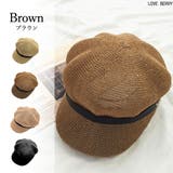 ブラウン | キャスケット レディース 帽子 | IRADOWL