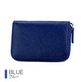 ブルー | カードケース カード収納 ミニ財布 | IRADOWL